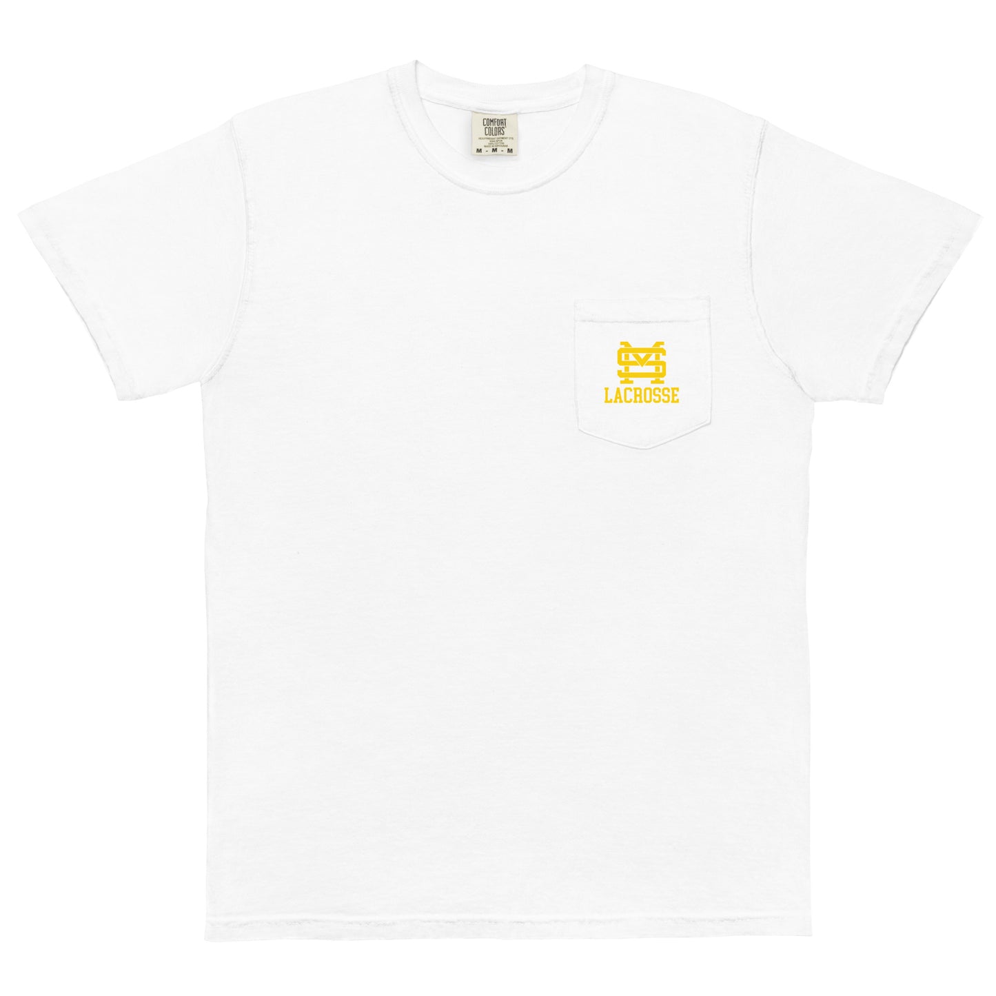 Adult St. Mark's Lacrosse Comfort Colors Pocket Tee