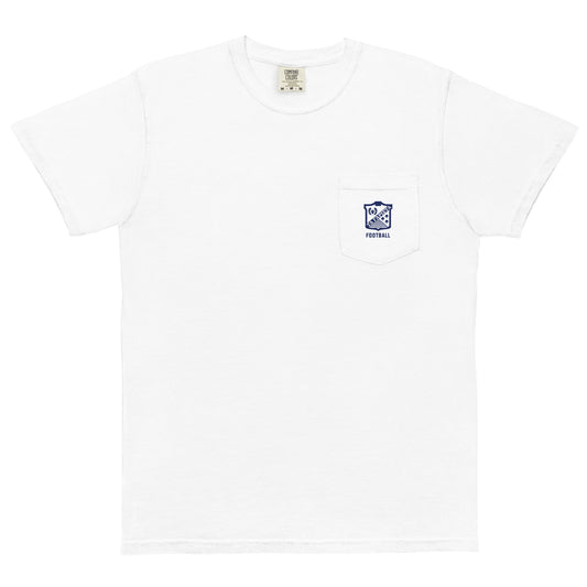 Adult OPRF Football Comfort Colors Pocket Tee