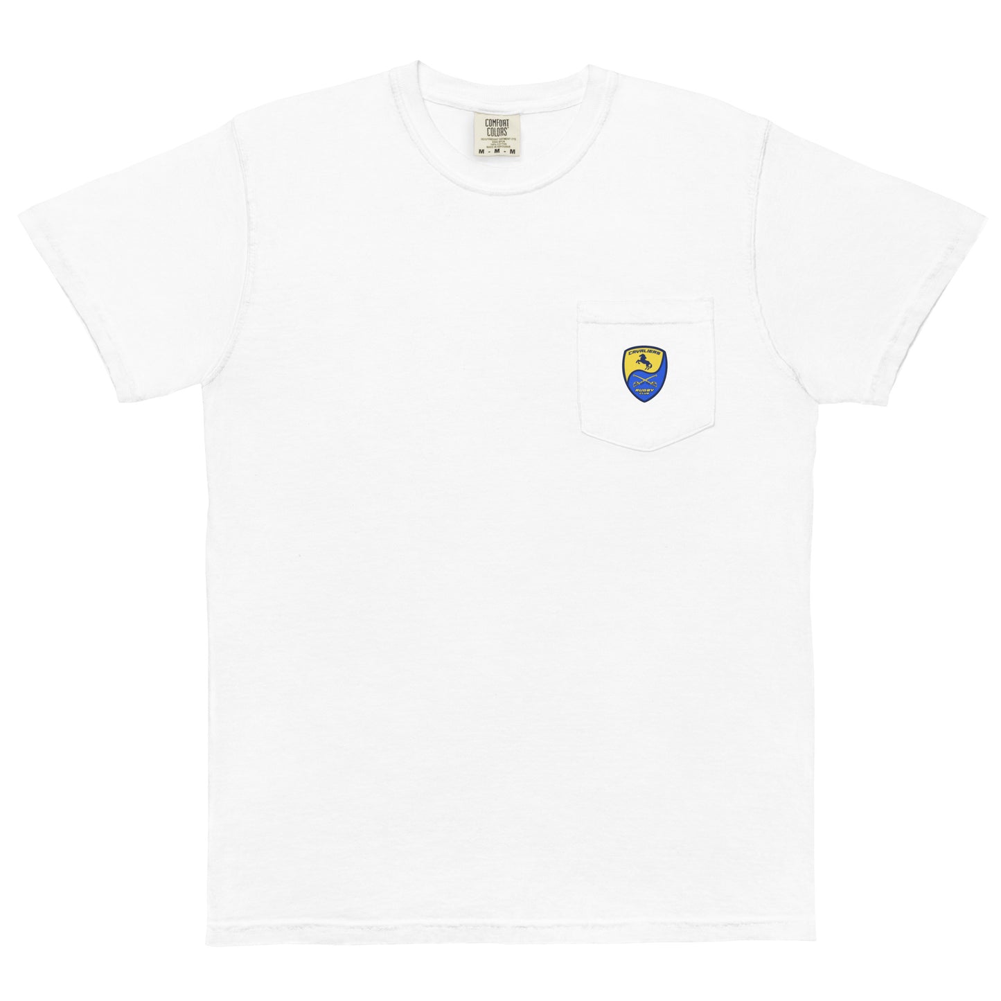 Adult Cavaliers Rugby Comfort Colors Pocket Tee