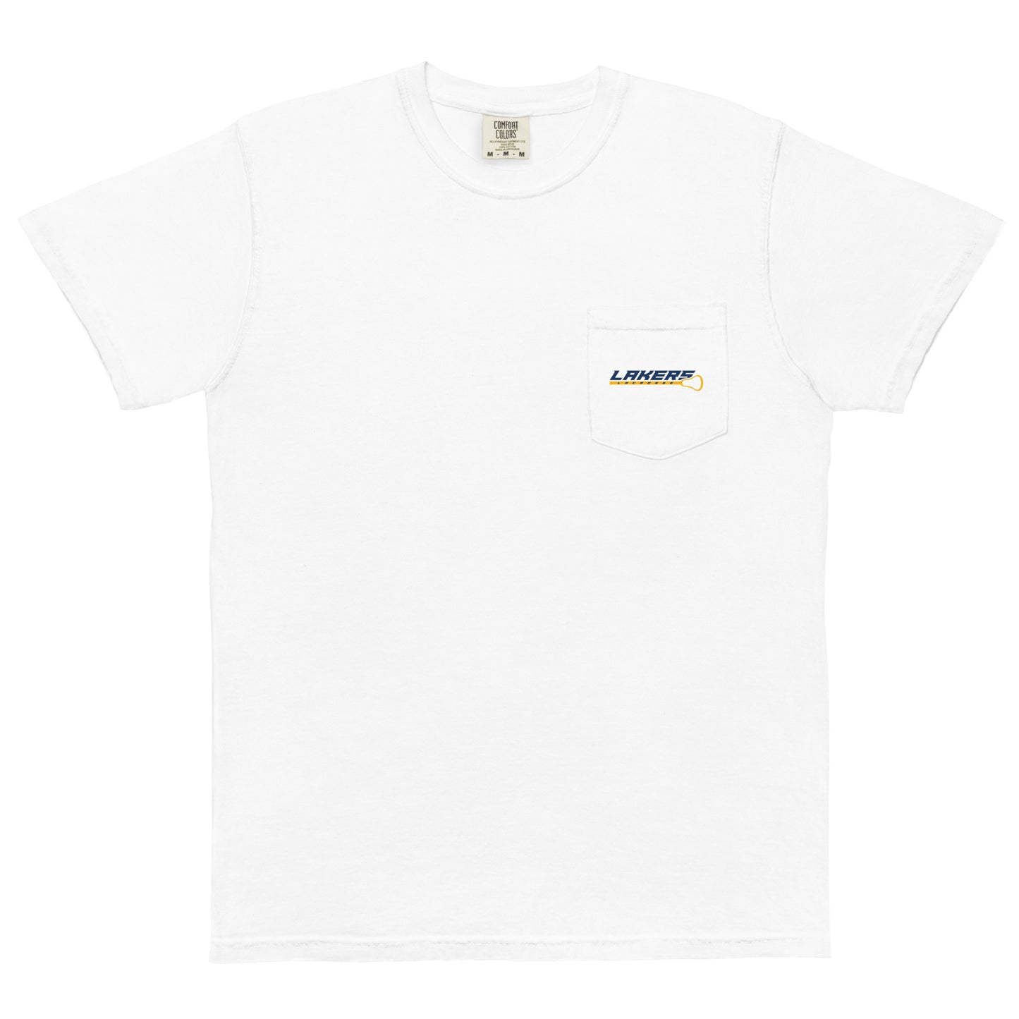 Adult Lakers Lacrosse Comfort Colors Pocket Tee