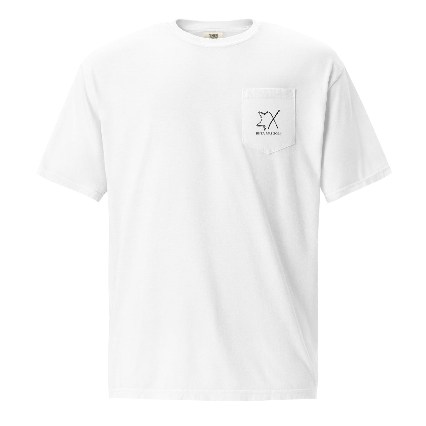 Adult Beta Mu Sigma Chi Comfort Colors Pocket Tee
