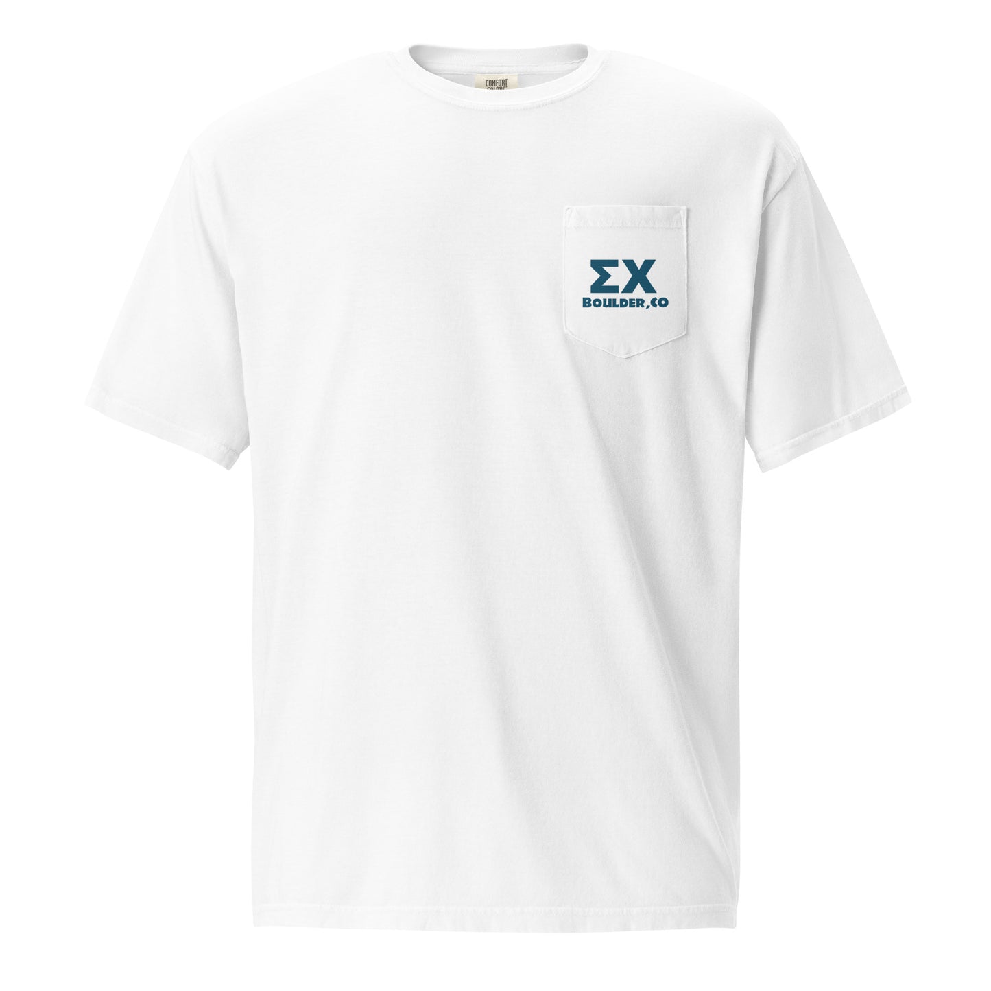 Adult Beta Mu Sigma Chi Comfort Colors Pocket Tee
