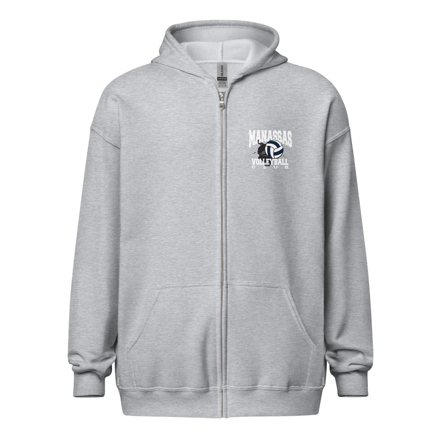 Adult Gildan Heavy Blend Zip Hoodie