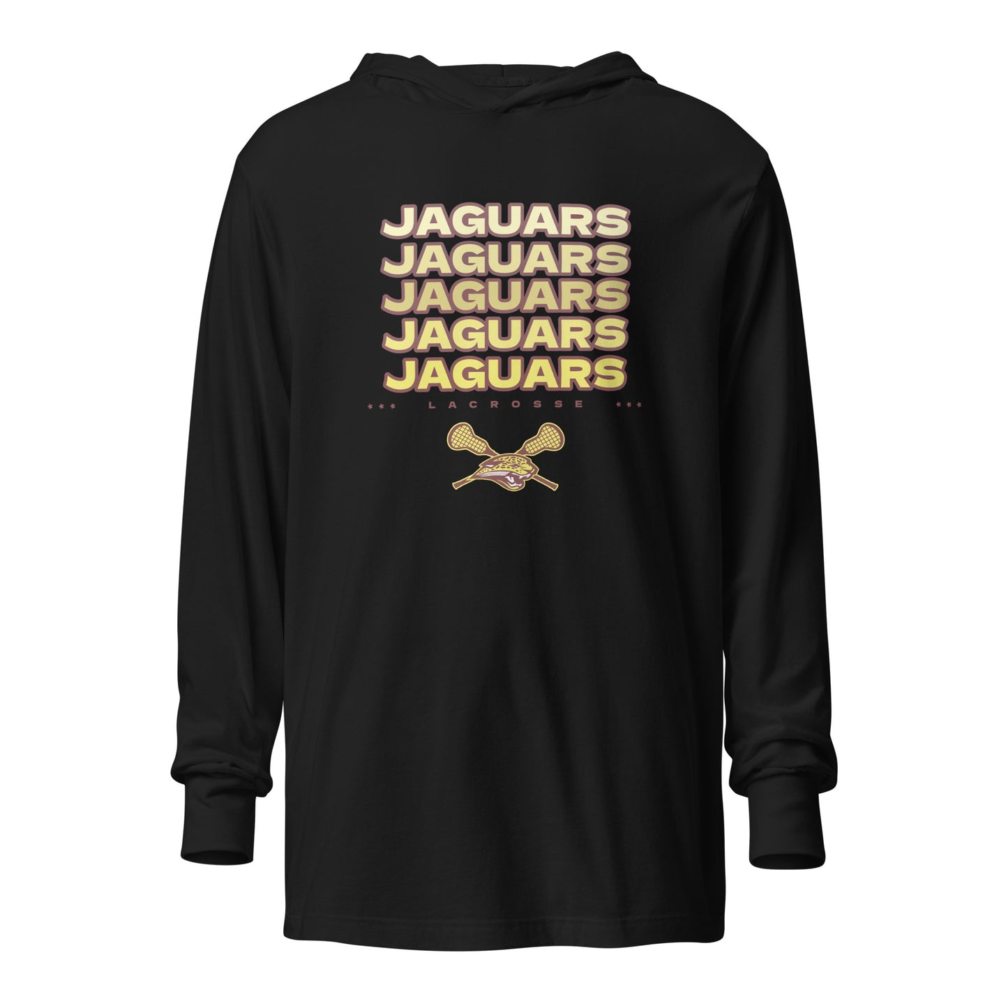 Adult Cooper Lacrosse Bella + Canvas Hooded Long Sleeve Tee