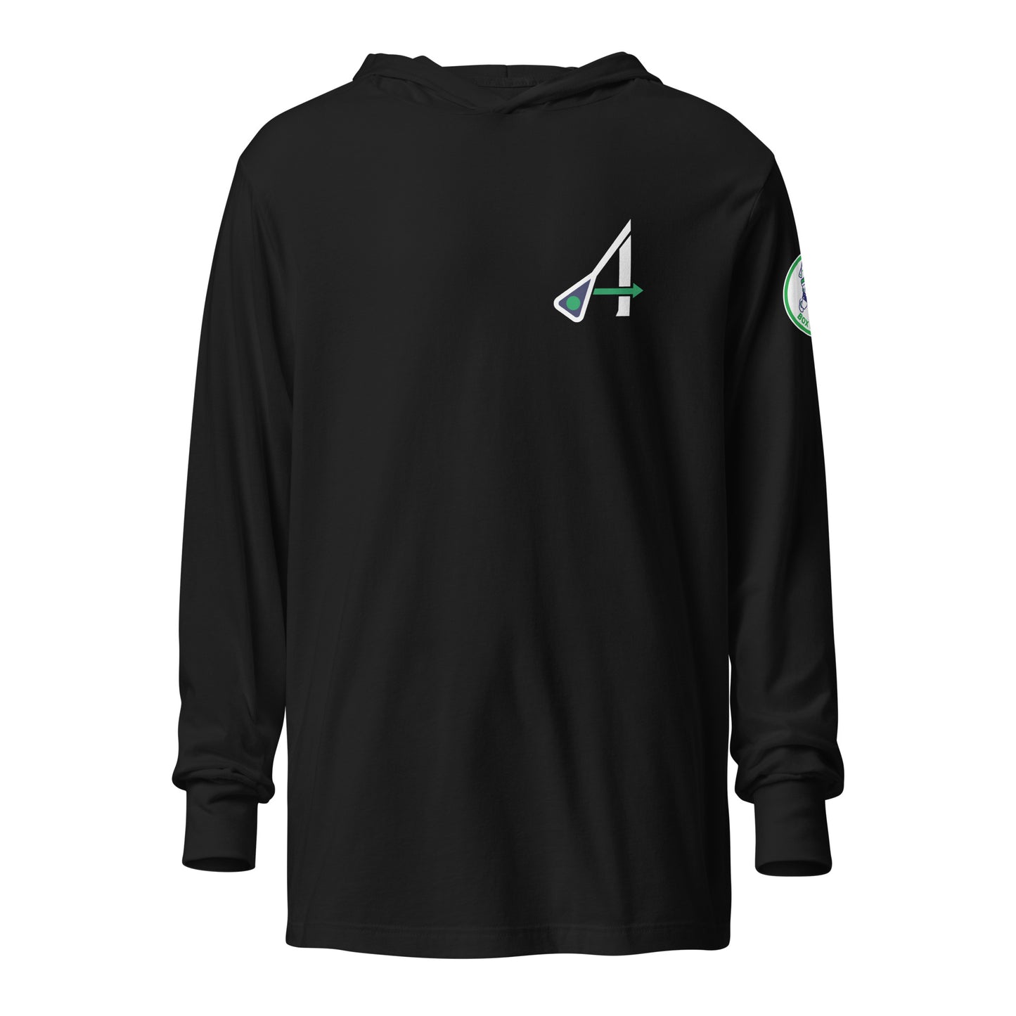 Adult Maryland Arrows Box Lacrosse Bella + Canvas Hooded Long-Sleeve Tee