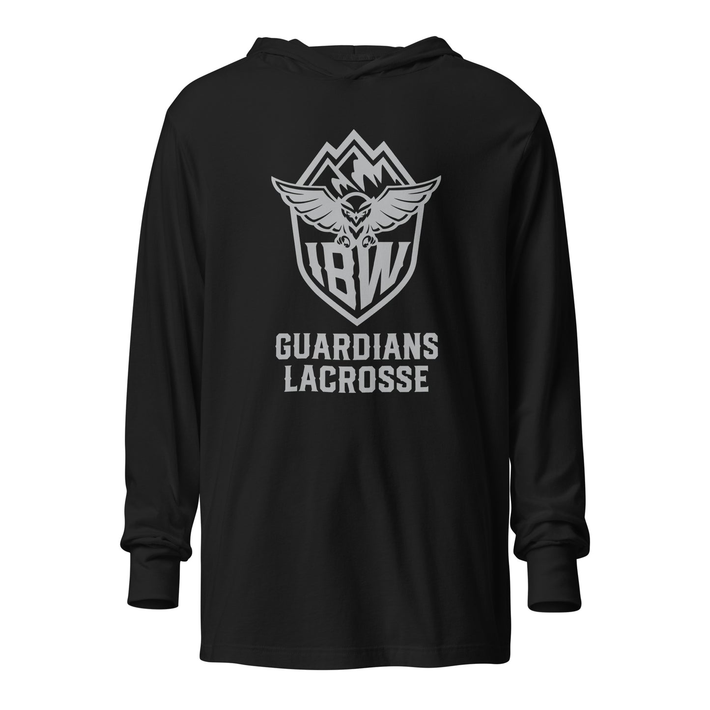 Adult Ida B. Wells Lacrosse Bella + Canvas Hooded long-sleeve tee