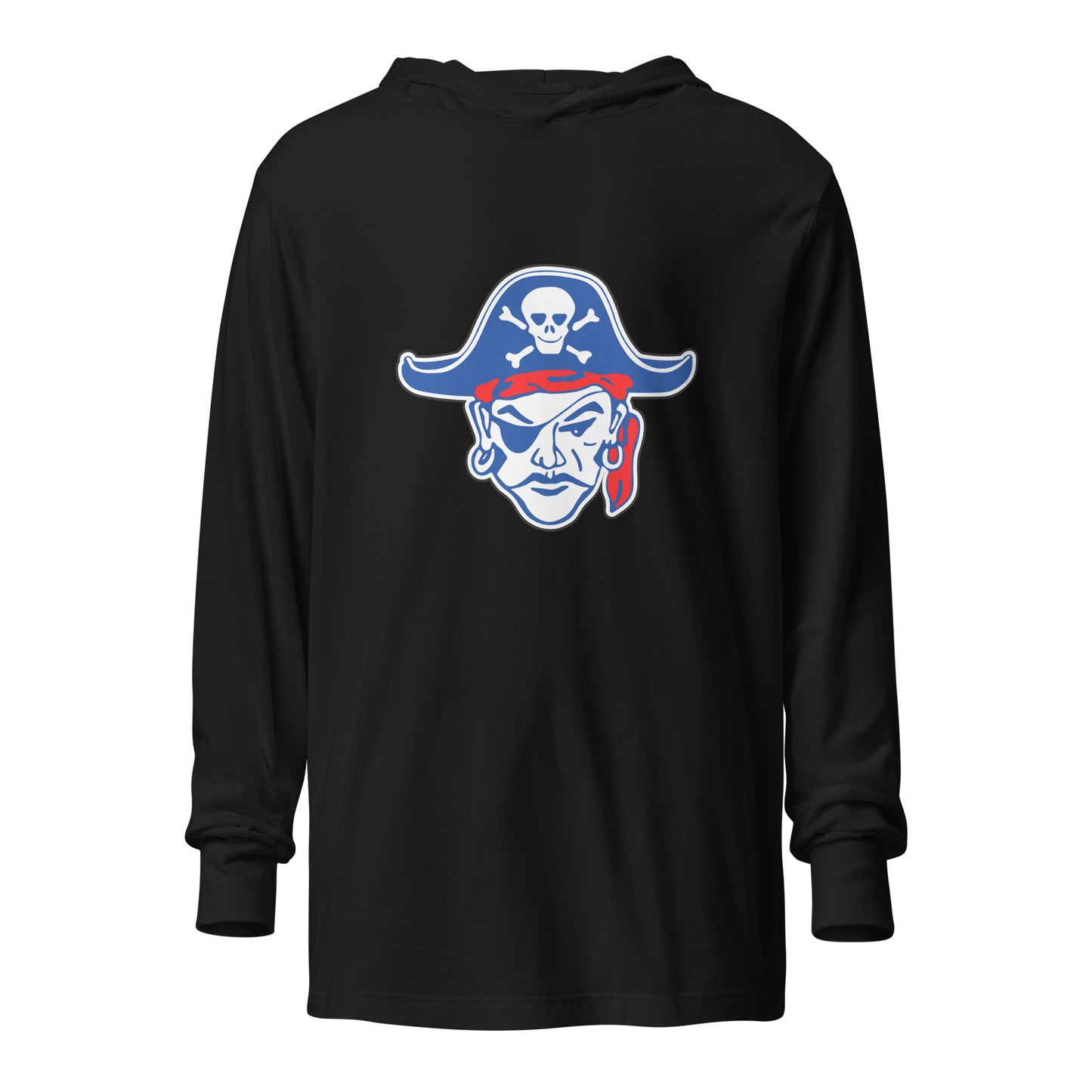 Adult Fairport Football and Cheer Bella + Canvas Hooded Long Sleeve Tee