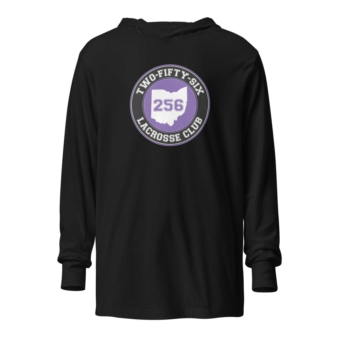 Adult 256 LAX Bella + Canvas Hooded Long Sleeve