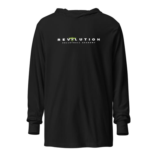 Adult RVA Bella + Canvas Hooded Long Sleeve Tee