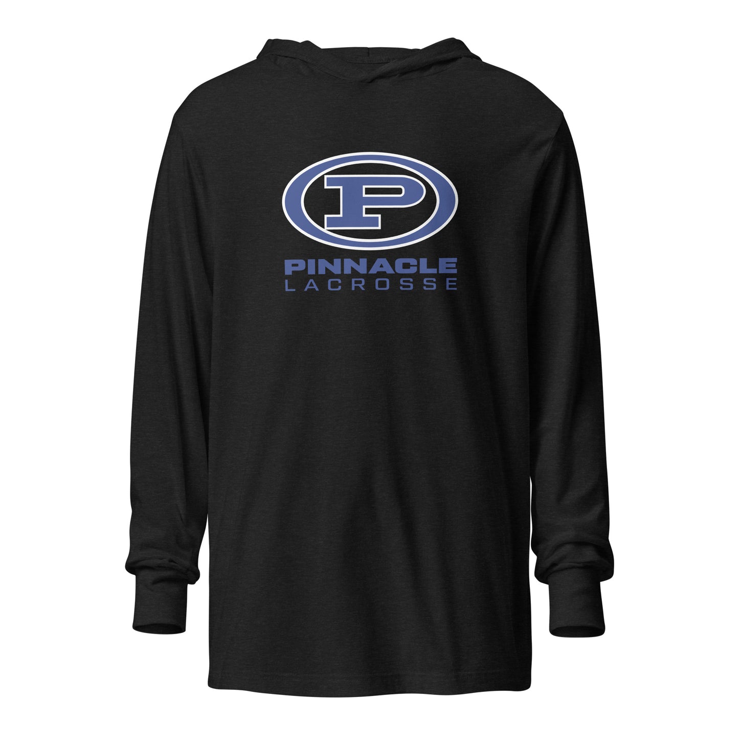 Adult Pinnacle Lacrosse Bella + Canvas Hooded Long Sleeve Tee