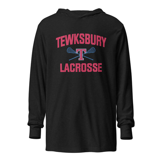 TMHS Lacrosse Bella + Canvas Hooded Long Sleeve Tee