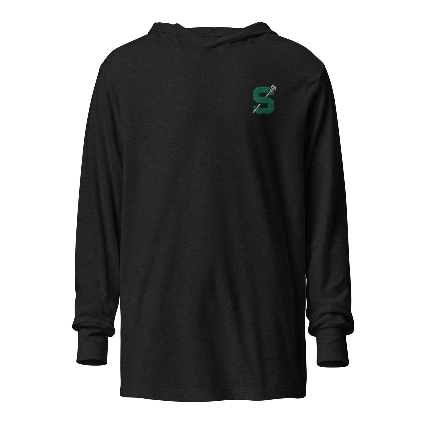 Adult Sheldon Lacrosse Bella + Canvas Hooded Long-Sleeve Tee
