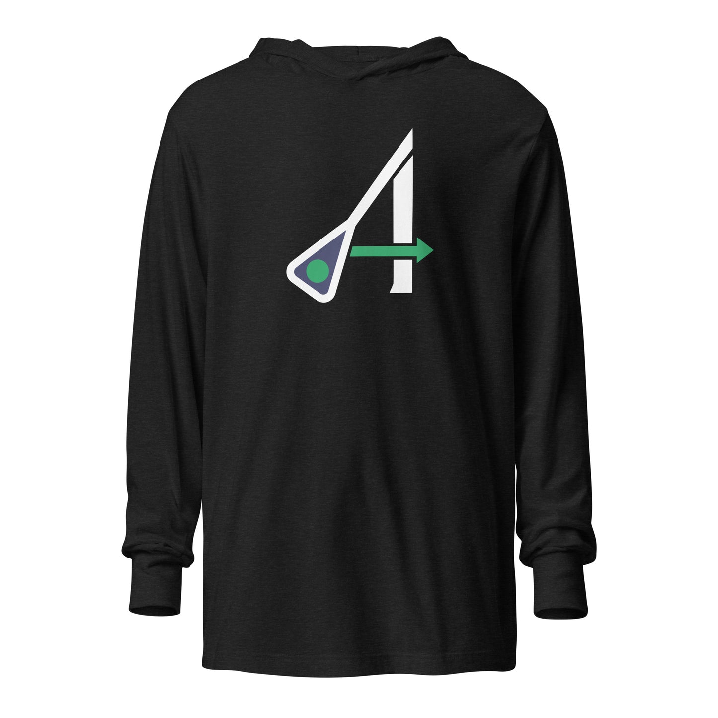 Adult Maryland Arrows Box Lacrosse Bella + Canvas Hooded Long Sleeve Tee