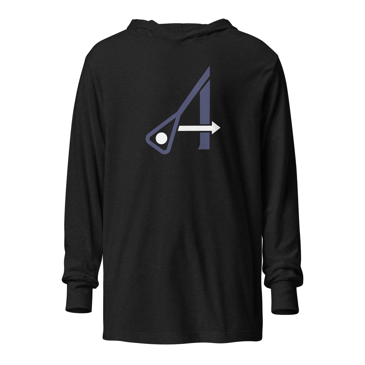 Adult Maryland Arrows Box Lacrosse Bella + Canvas Hooded Long Sleeve Tee