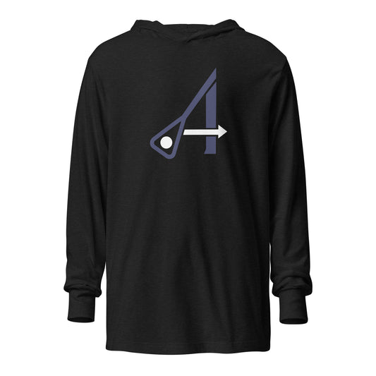 Adult Maryland Arrows Box Lacrosse Bella + Canvas Hooded Long Sleeve Tee