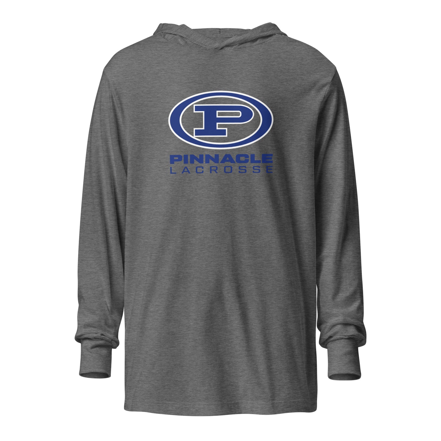 Adult Pinnacle Lacrosse Bella + Canvas Hooded Long Sleeve Tee