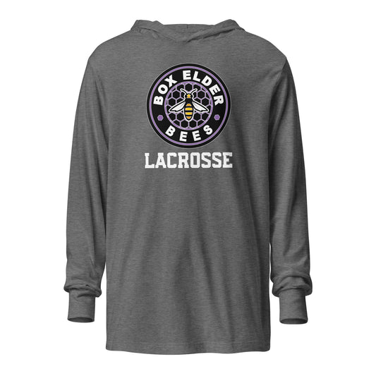 Adult Box Lacrosse Bella + Canvas Hooded long-sleeve tee