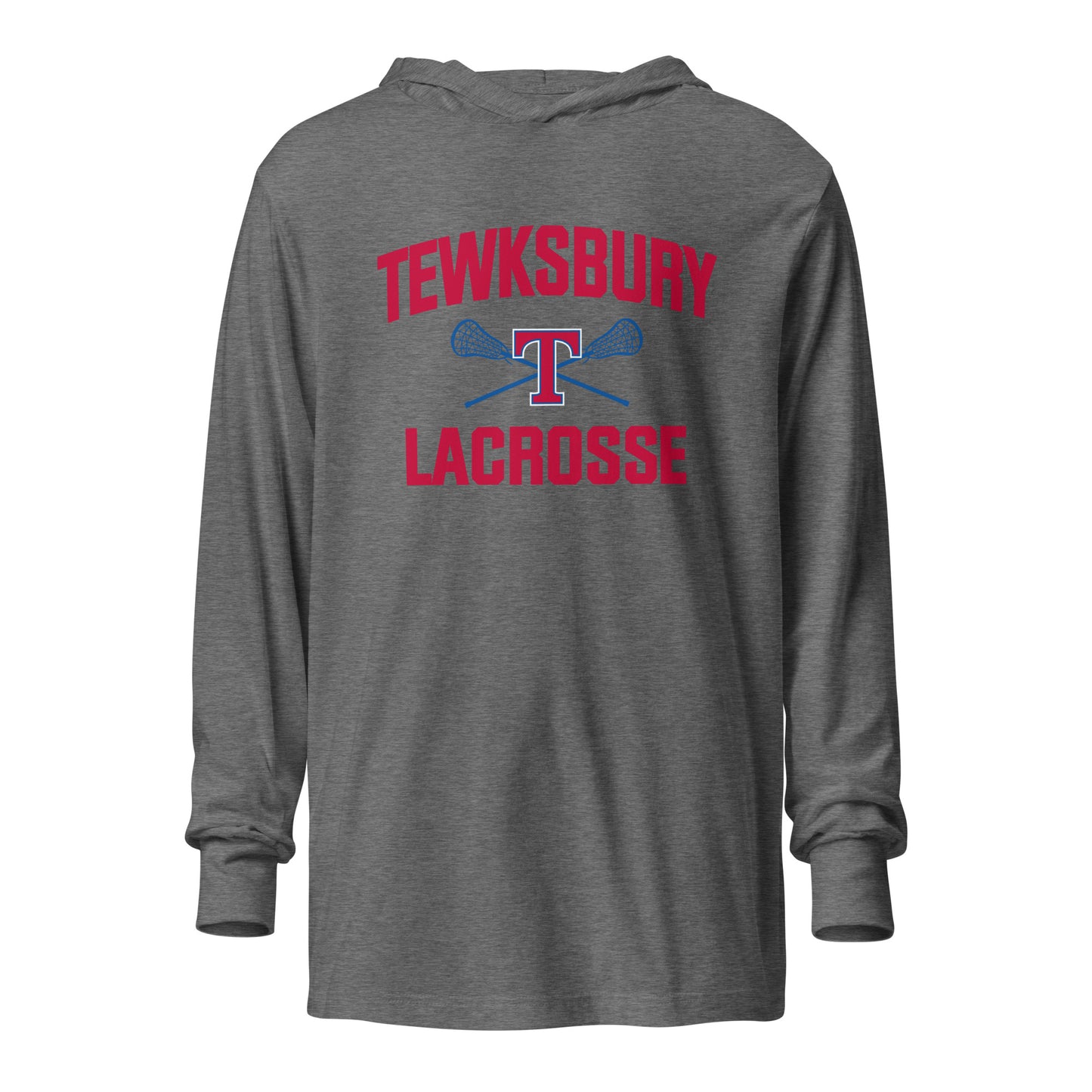 TMHS Lacrosse Bella + Canvas Hooded Long Sleeve Tee