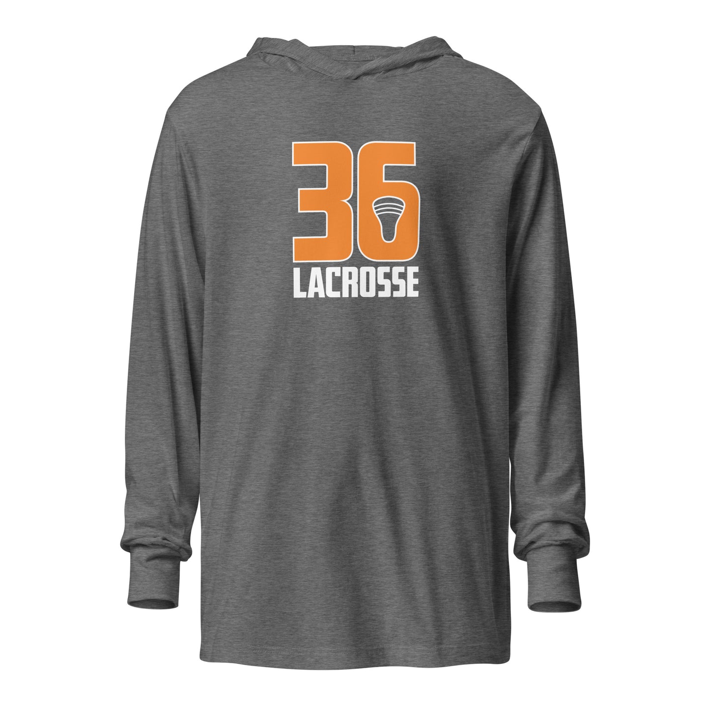 Adult Team36 Bella + Canvas Hooded Long Sleeve Tee