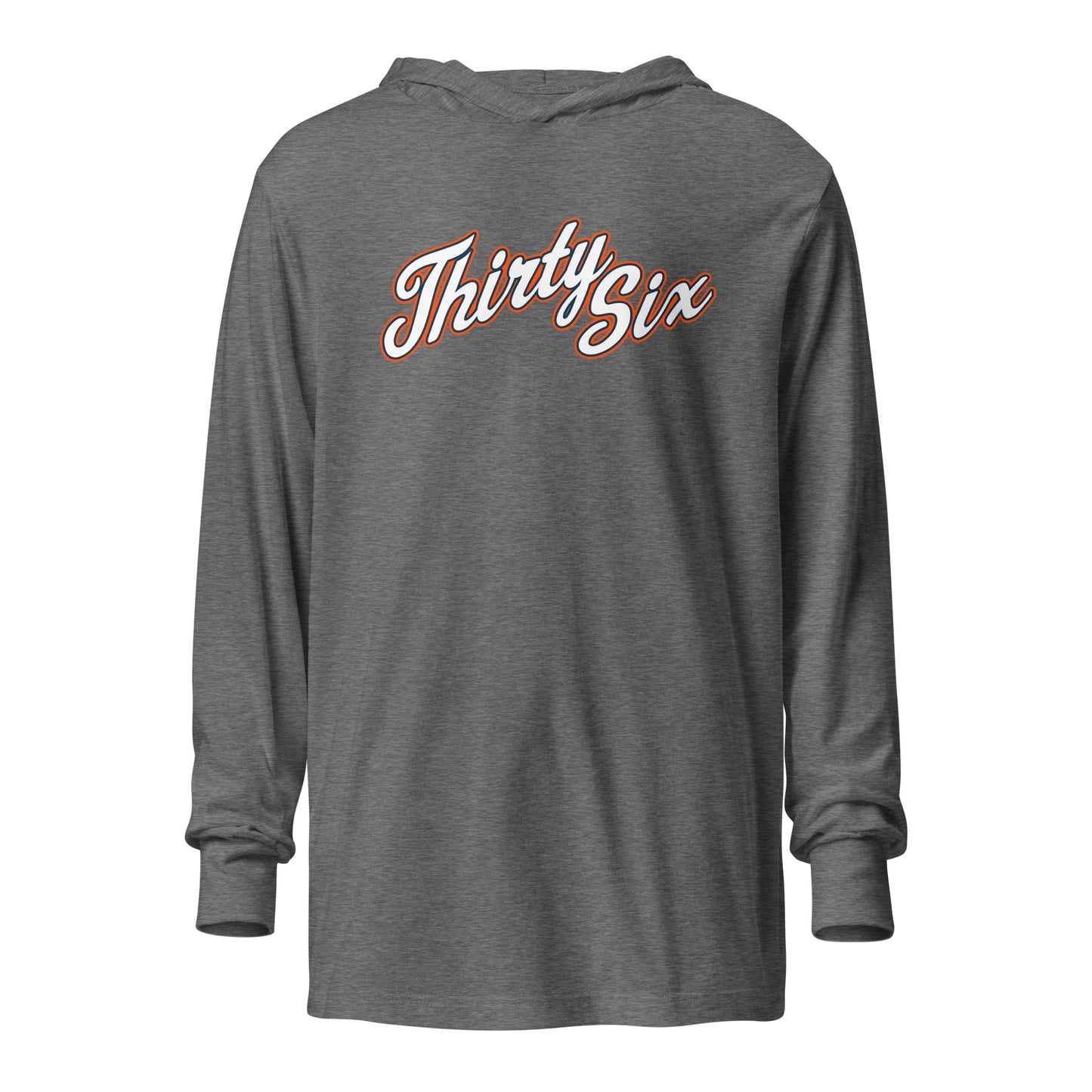 Adult Team36 Bella + Canvas Hooded Long Sleeve Tee