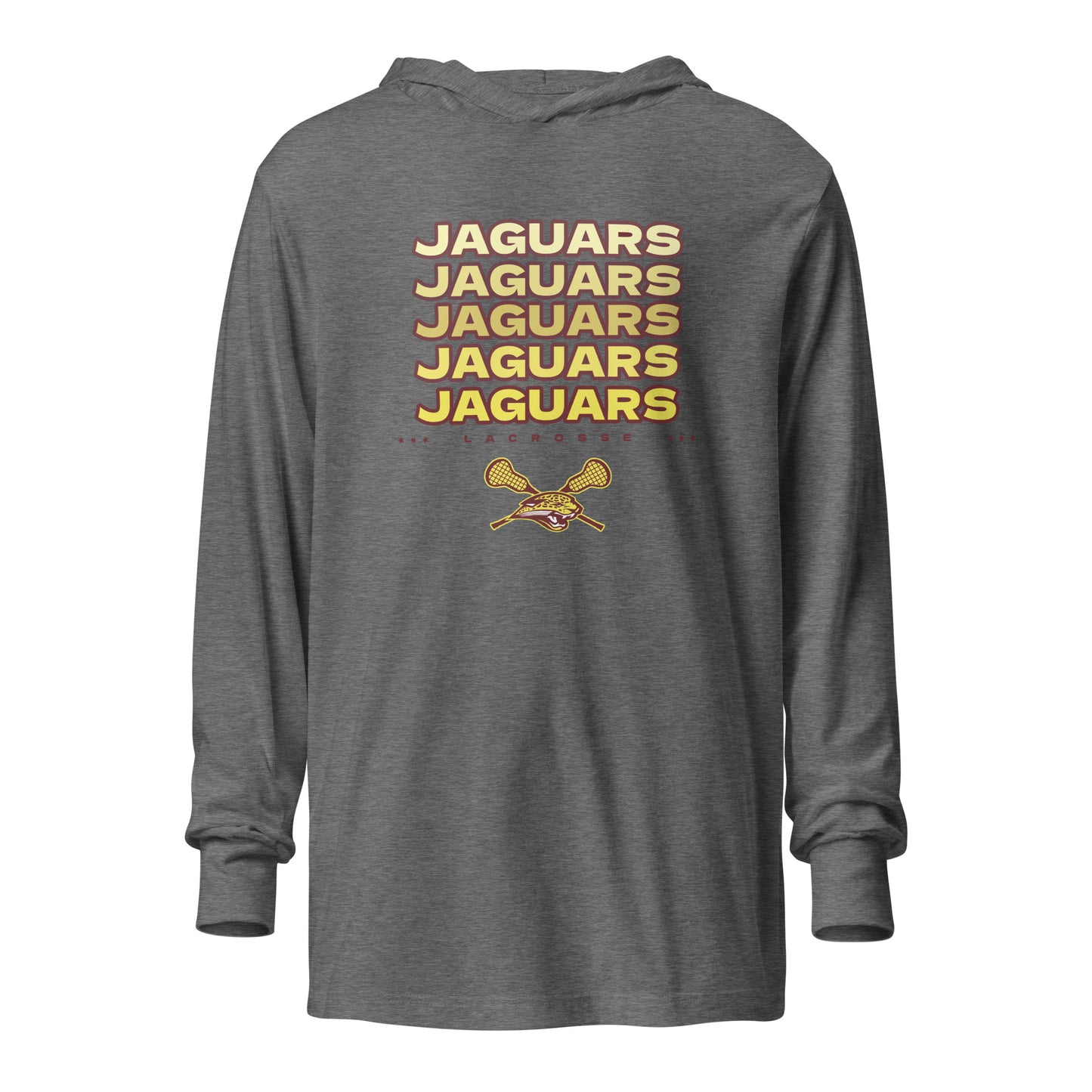 Adult Cooper Lacrosse Bella + Canvas Hooded Long Sleeve Tee