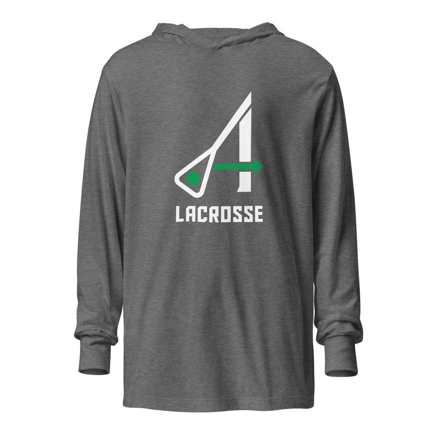 Adult Maryland Arrows Box Lacrosse Bella + Canvas Hooded Long-Sleeve Tee