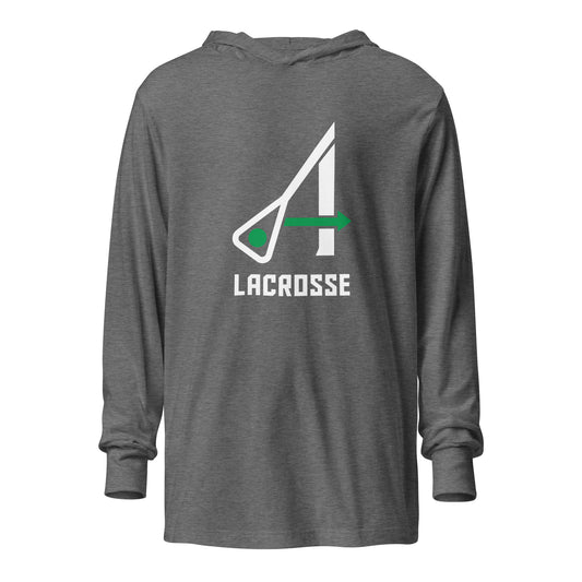 Adult Maryland Arrows Box Lacrosse Bella + Canvas Hooded Long-Sleeve Tee