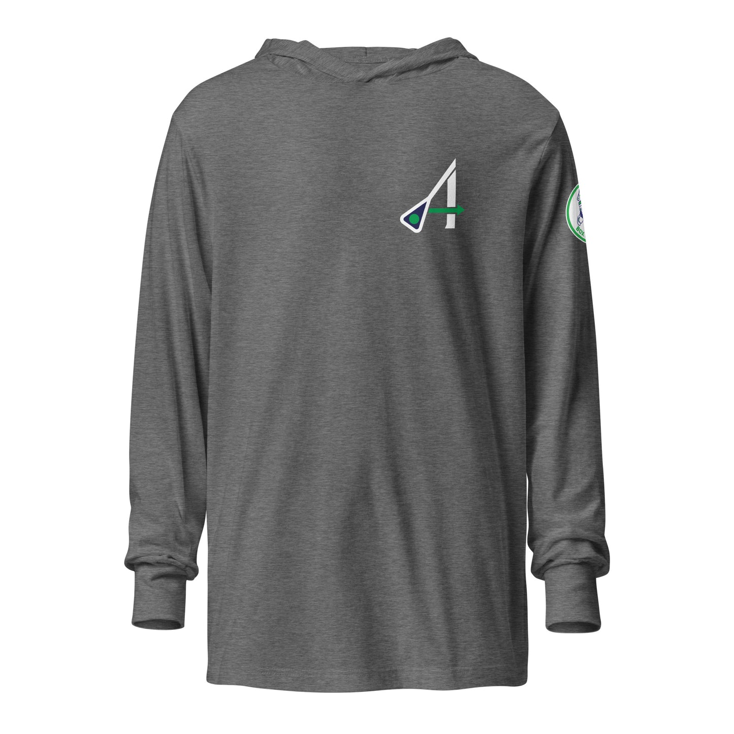 Adult Maryland Arrows Box Lacrosse Bella + Canvas Hooded Long-Sleeve Tee
