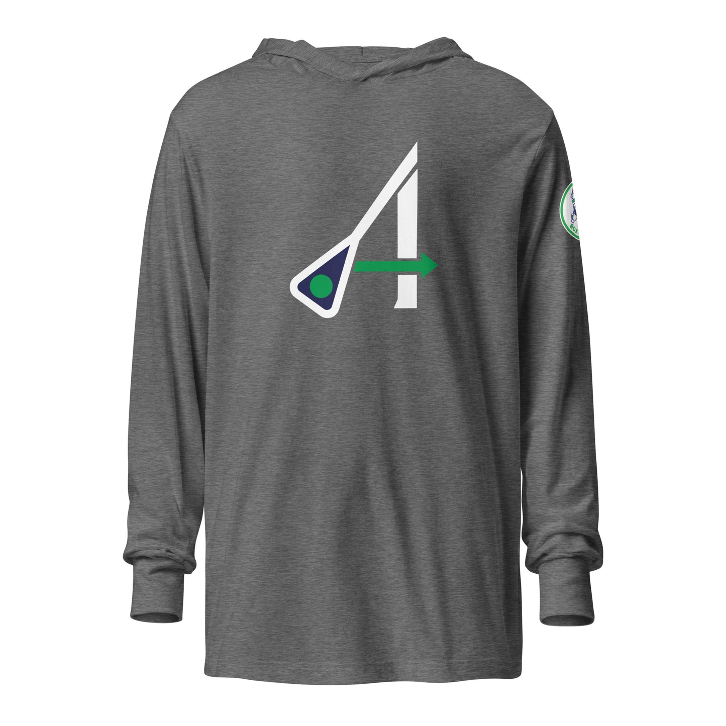 Adult Maryland Arrows Box Lacrosse Bella + Canvas Hooded Long-Sleeve Tee