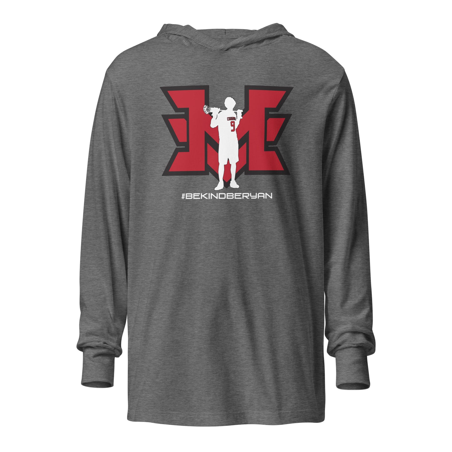 Adult MV Cougars Lax Bella + Canvas Hooded Long-Sleeve Tee