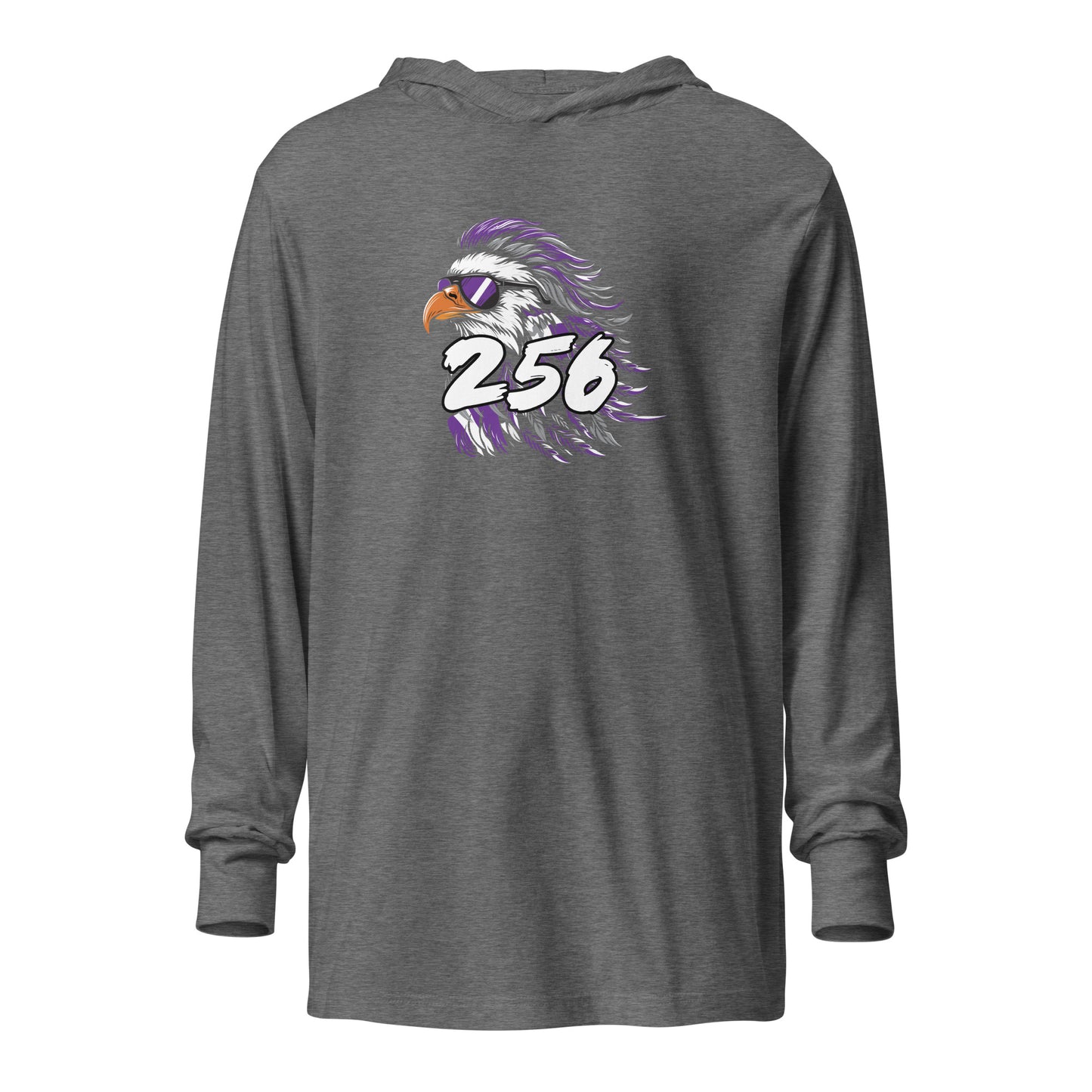 Adult 256 LAX Bella + Canvas Hooded Long Sleeve