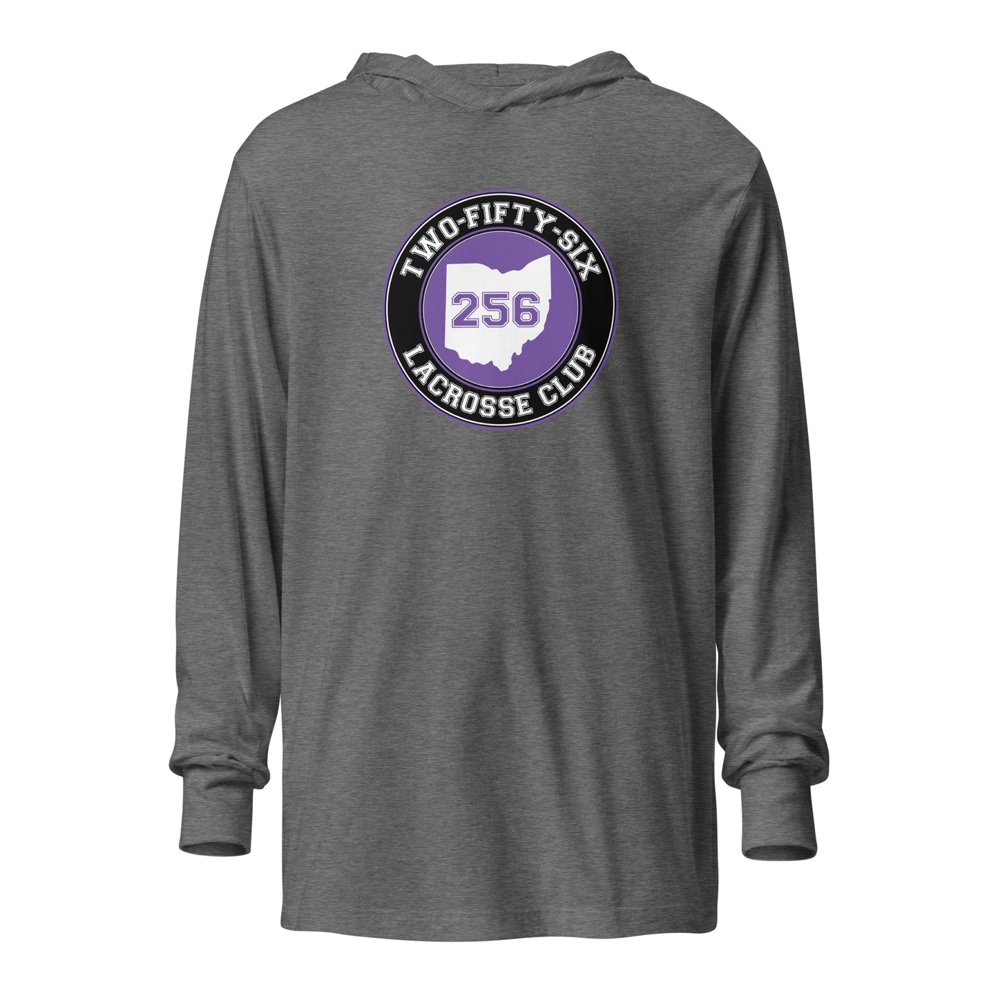 Adult 256 LAX Bella + Canvas Hooded Long Sleeve