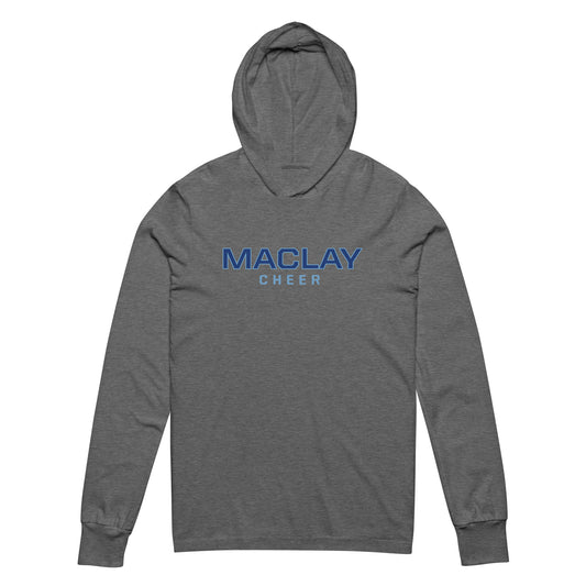 Adult Maclay Cheer Bella + Canvas Hooded Long Sleeve Tee