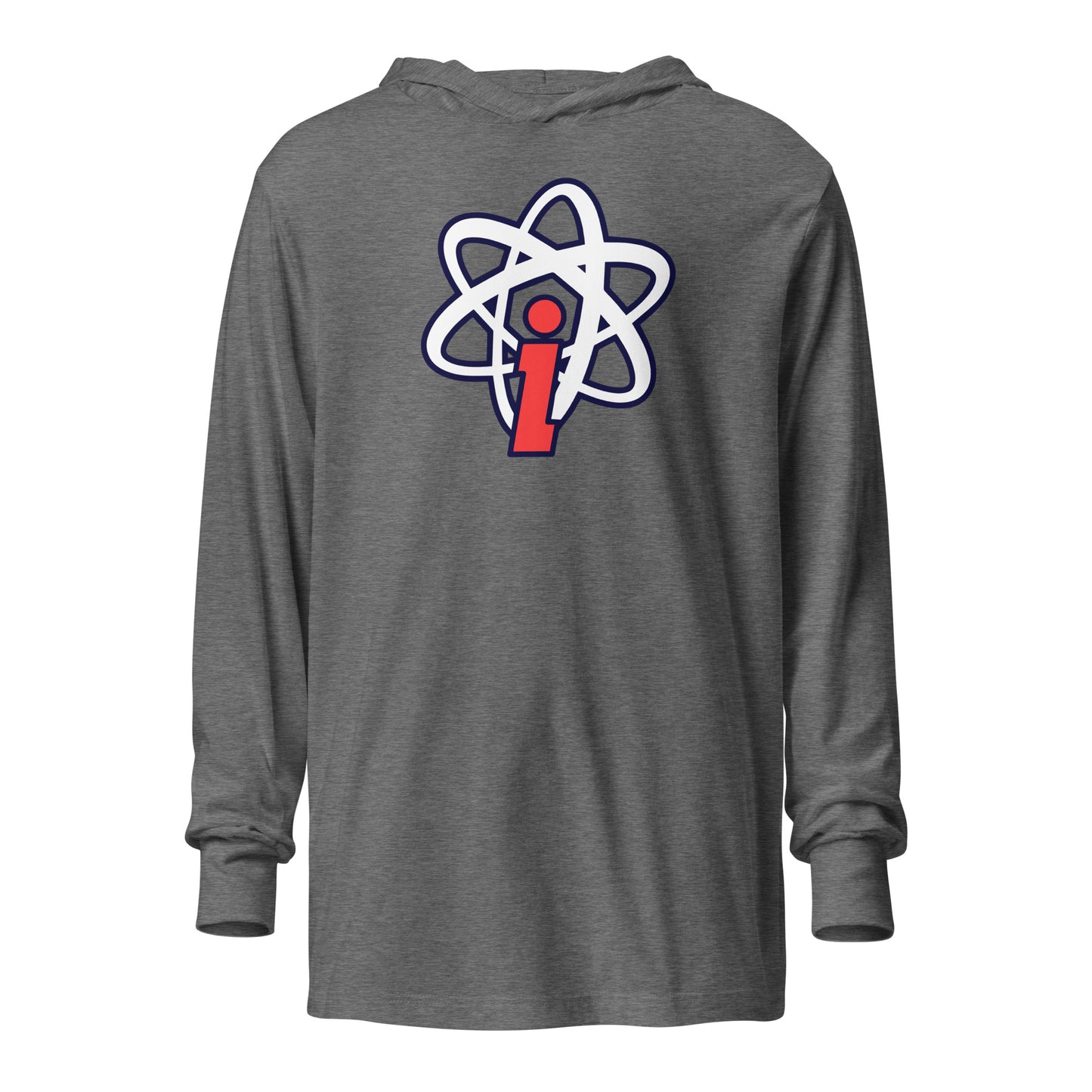 Adult Isotopes Lacrosse Bella + Canvas Hooded Long Sleeve Tee