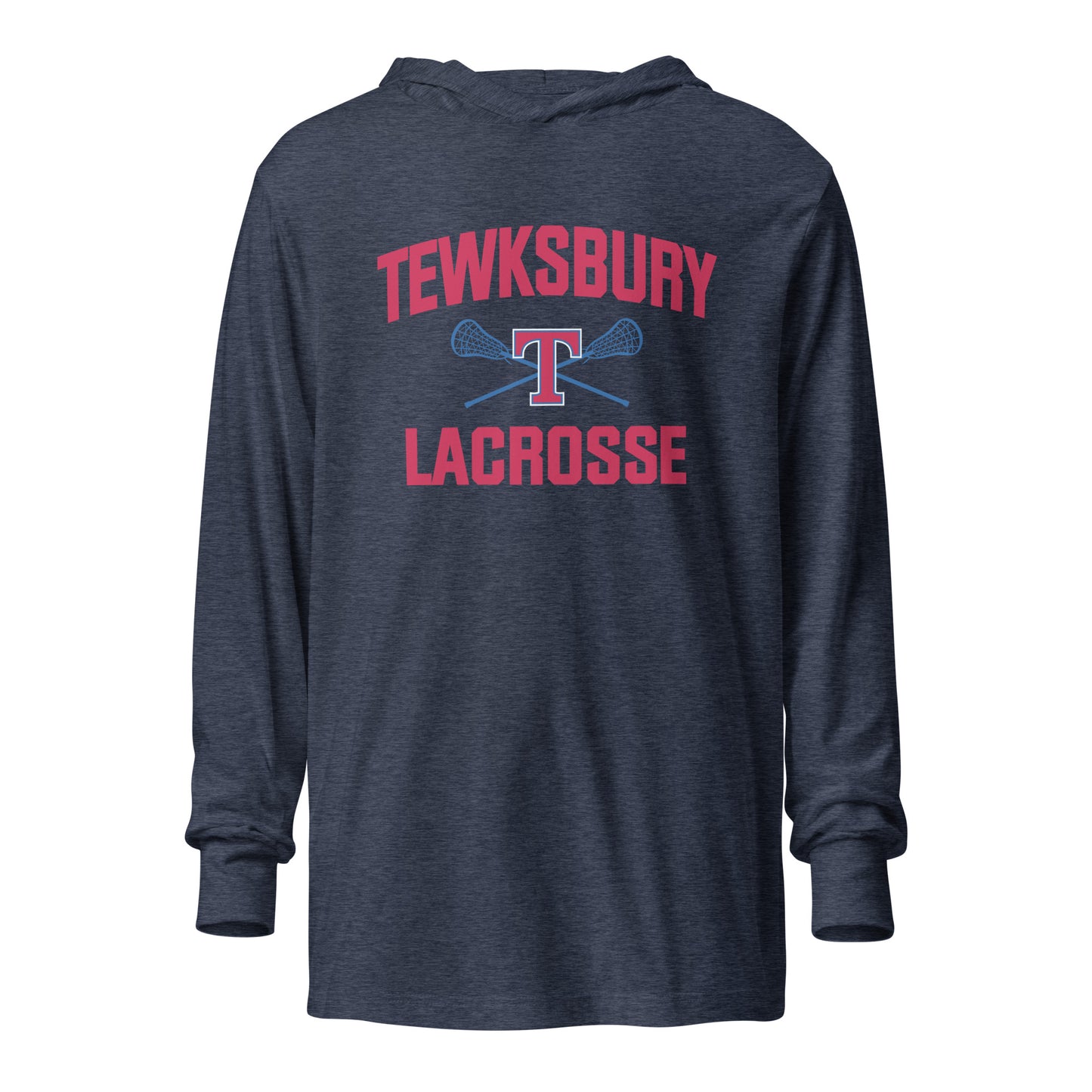 TMHS Lacrosse Bella + Canvas Hooded Long Sleeve Tee