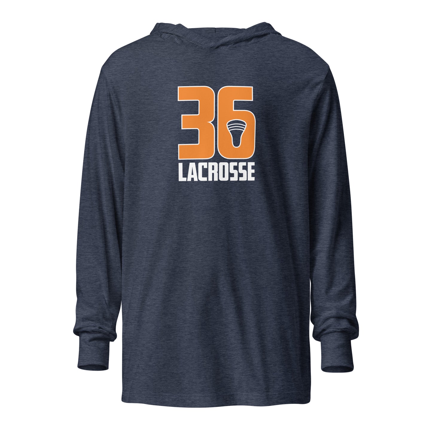 Adult Team36 Bella + Canvas Hooded Long Sleeve Tee