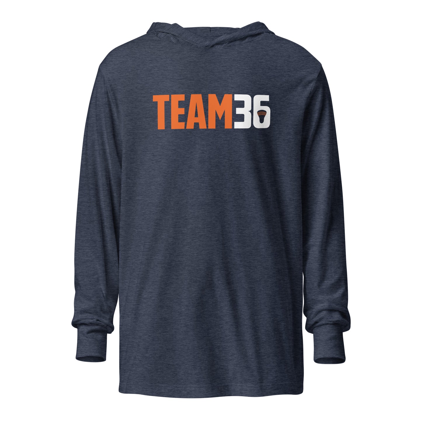 Adult Team36 Bella + Canvas Hooded Long Sleeve Tee