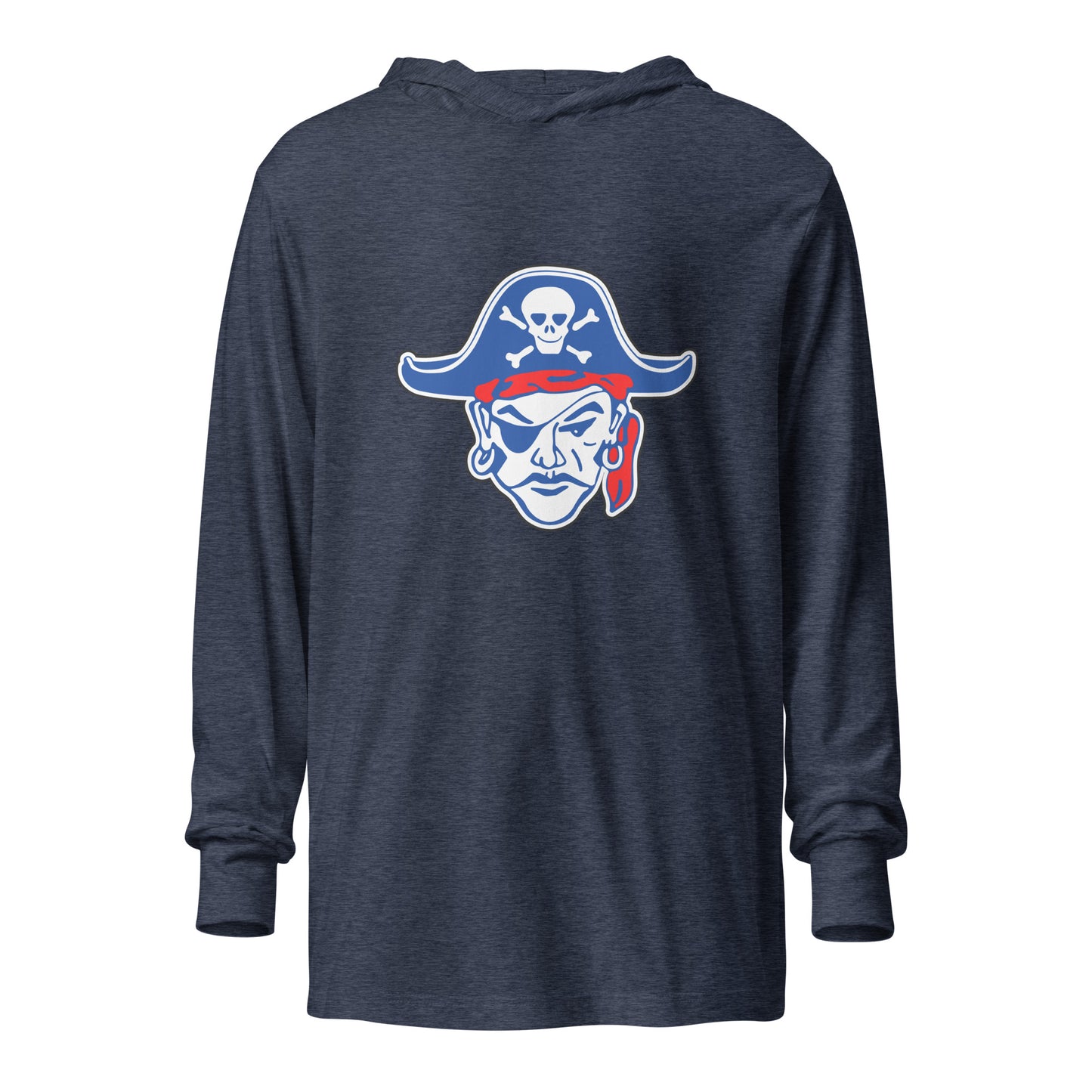 Adult Fairport Football and Cheer Bella + Canvas Hooded Long Sleeve Tee