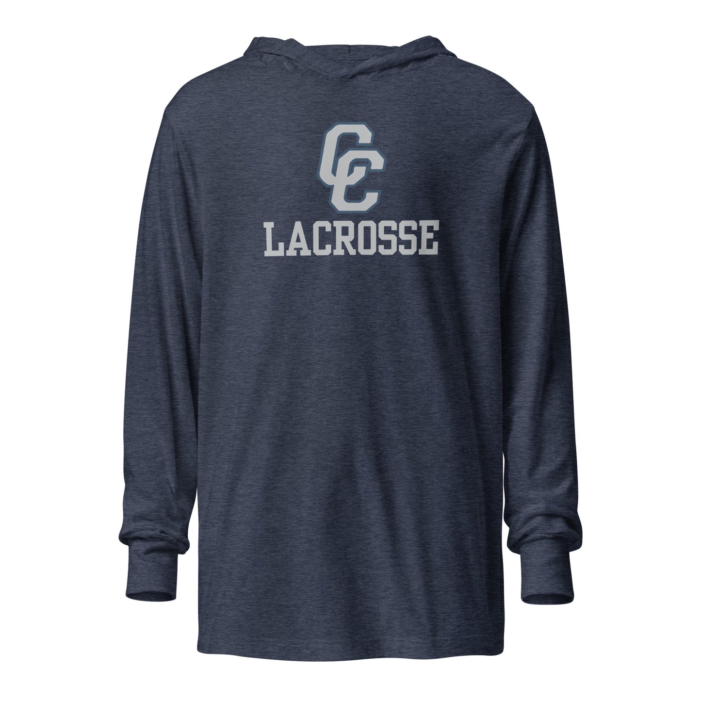 Adult Corner Canyon Youth Lacrosse  Bella + Canvas Hooded Long Sleeve Tee