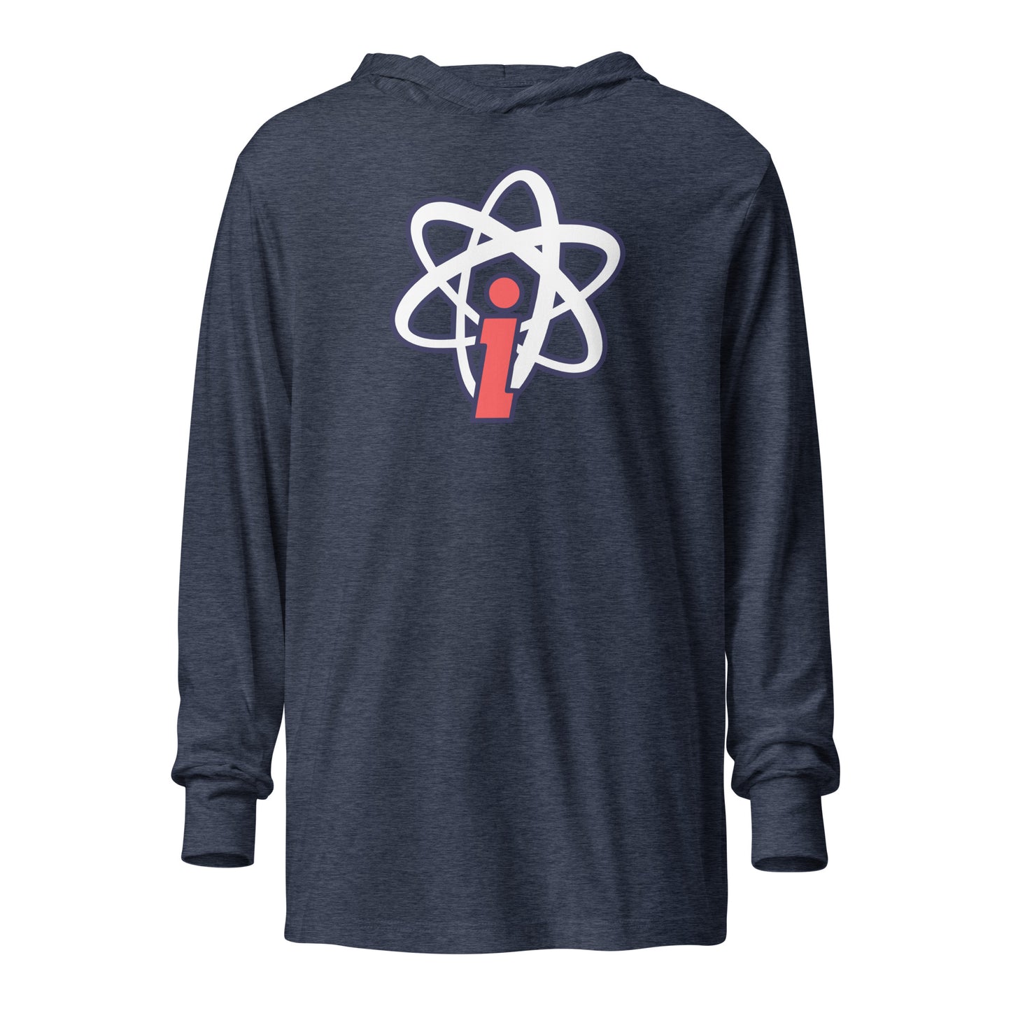Adult Isotopes Lacrosse Bella + Canvas Hooded Long Sleeve Tee