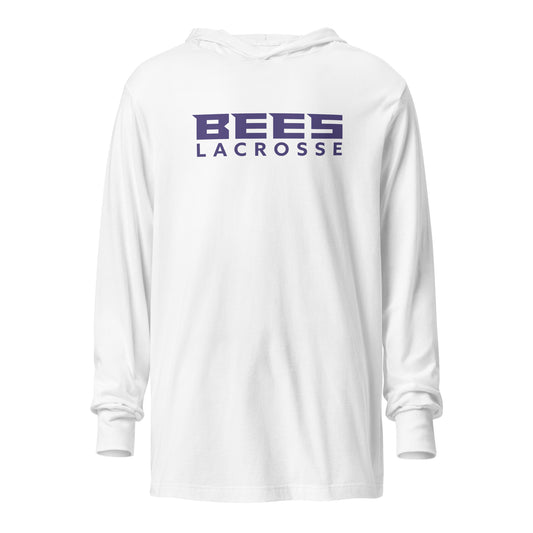 Adult Box Lacrosse Bella + Canvas Hooded long-sleeve tee