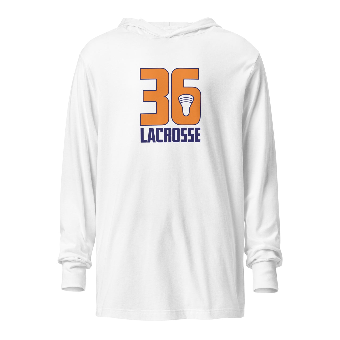 Adult Team36 Bella + Canvas Hooded Long Sleeve Tee