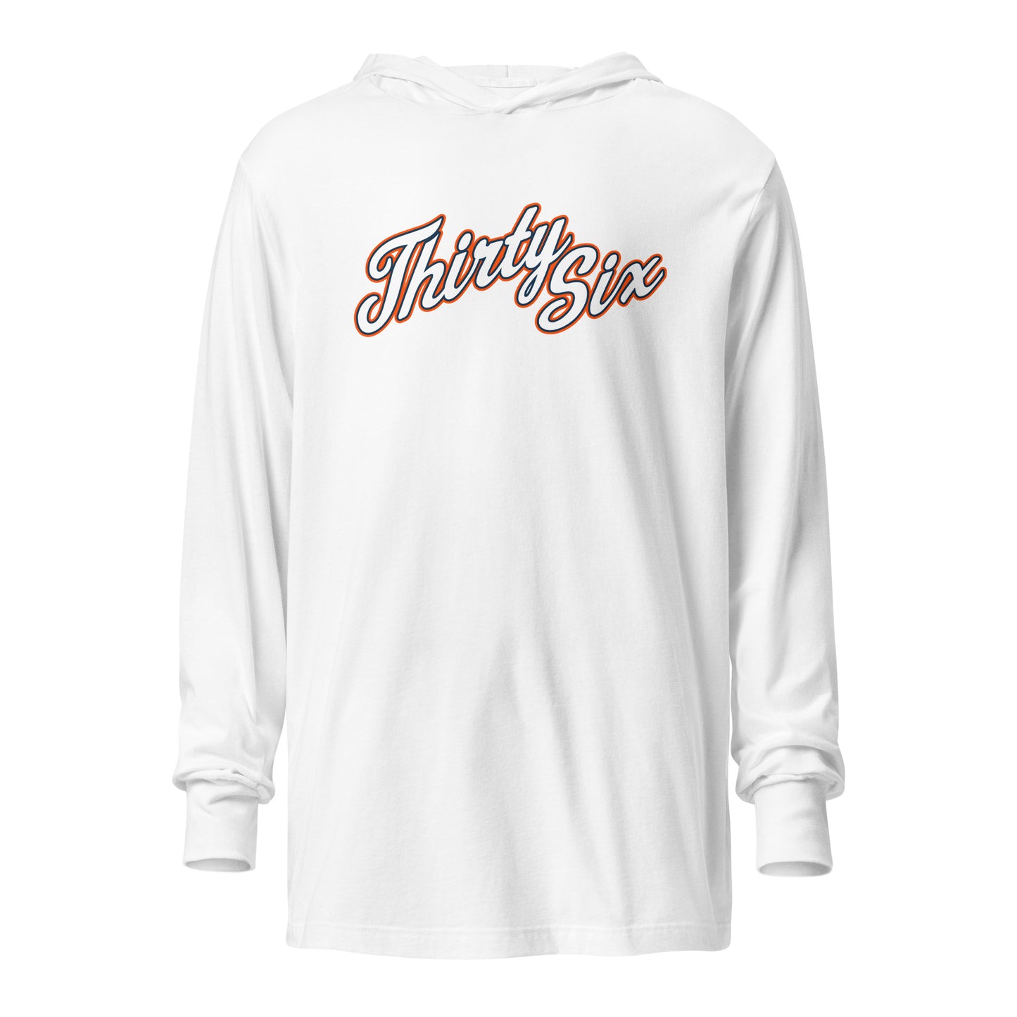 Adult Team36 Bella + Canvas Hooded Long Sleeve Tee
