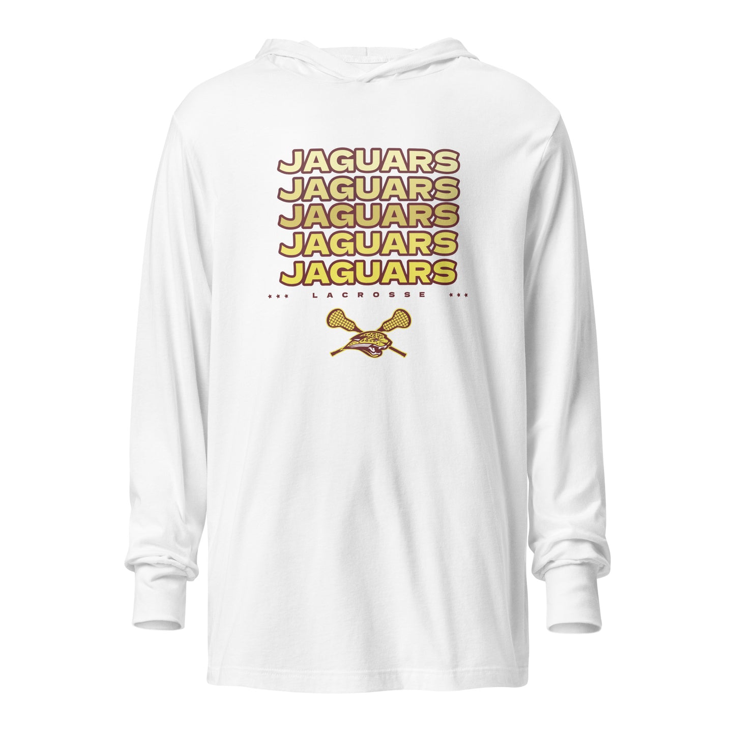 Adult Cooper Lacrosse Bella + Canvas Hooded Long Sleeve Tee