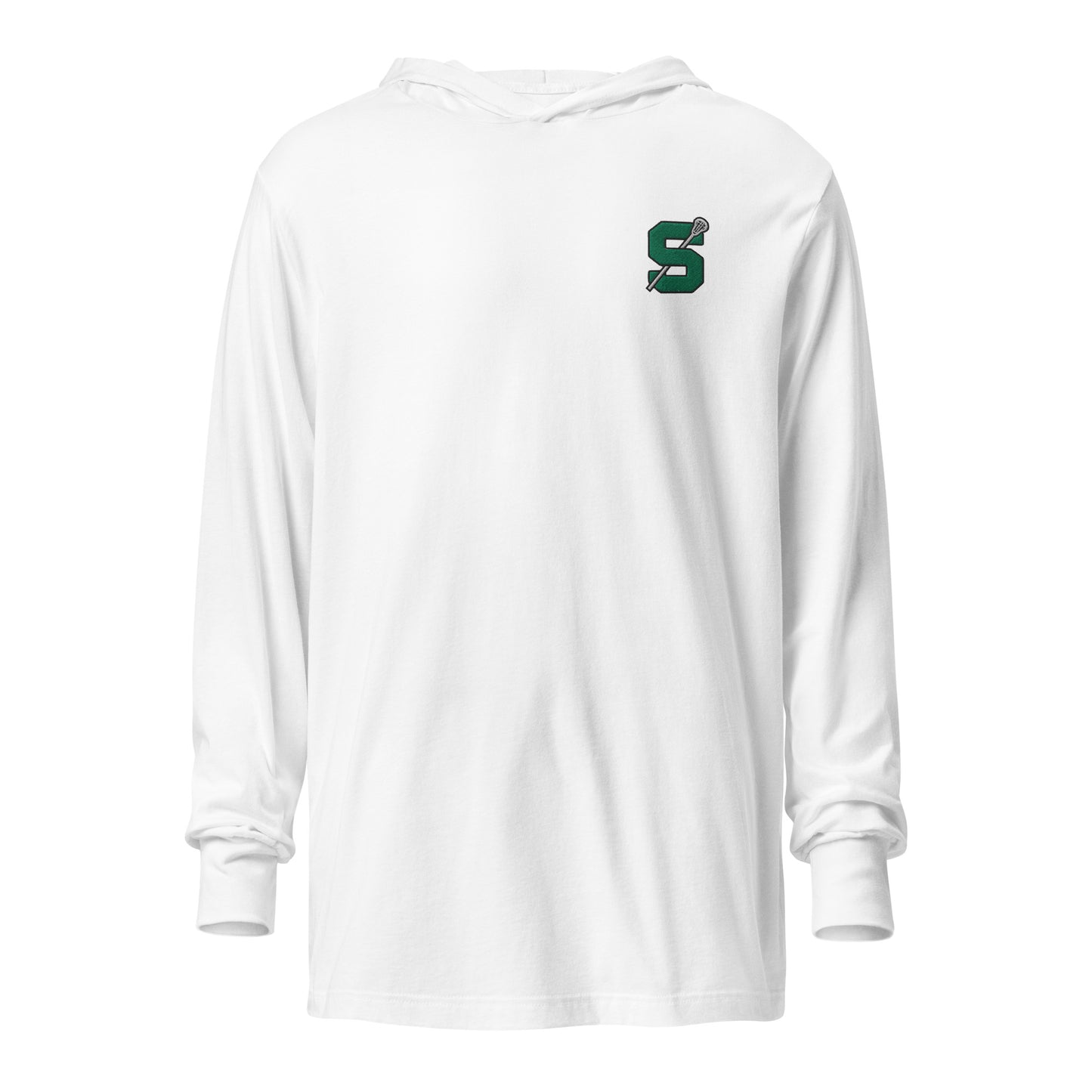 Adult Sheldon Lacrosse Bella + Canvas Hooded Long-Sleeve Tee
