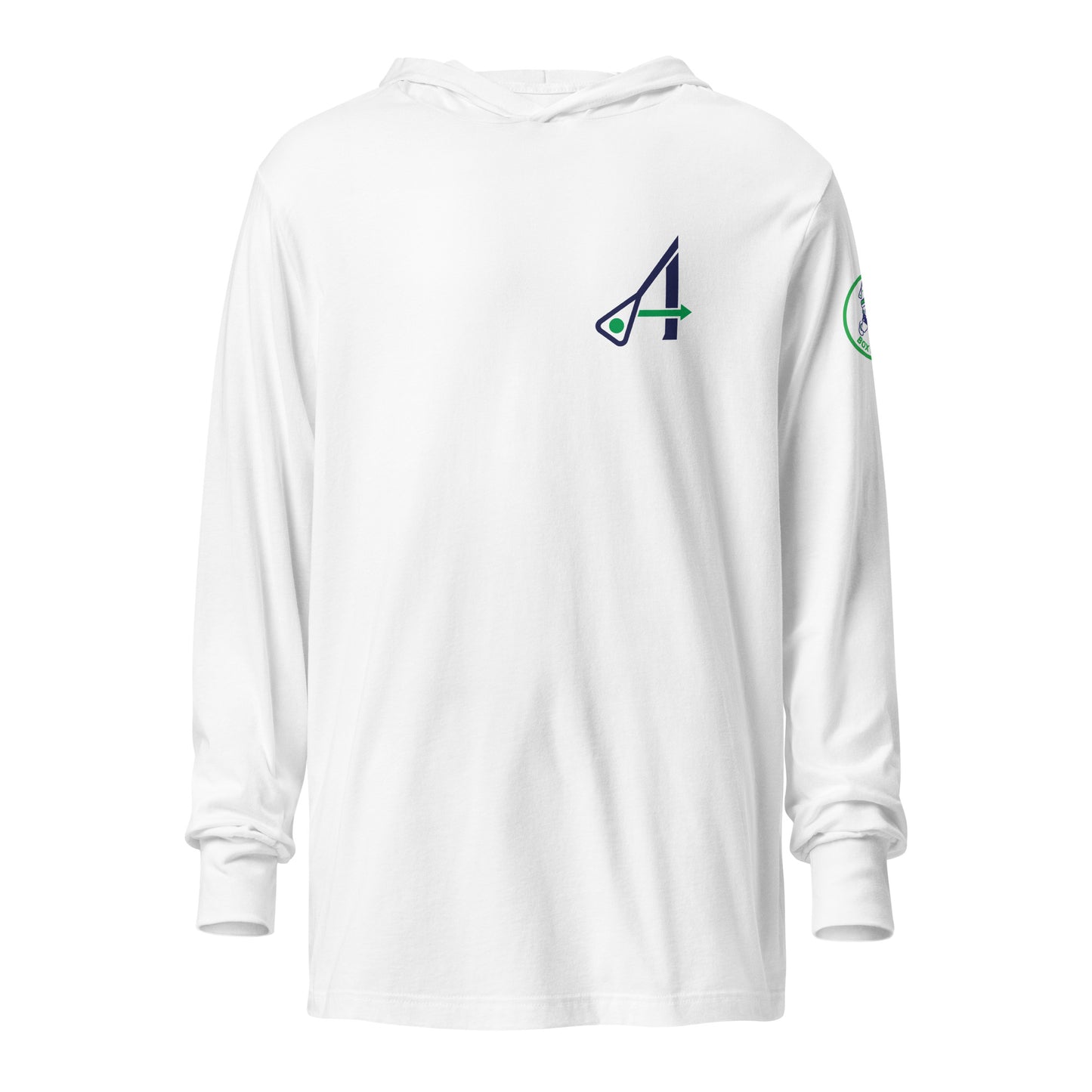 Adult Maryland Arrows Box Lacrosse Bella + Canvas Hooded Long-Sleeve Tee
