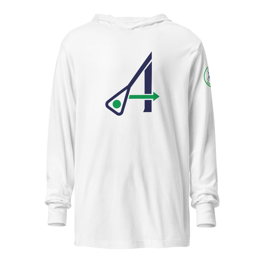 Adult Maryland Arrows Box Lacrosse Bella + Canvas Hooded Long-Sleeve Tee