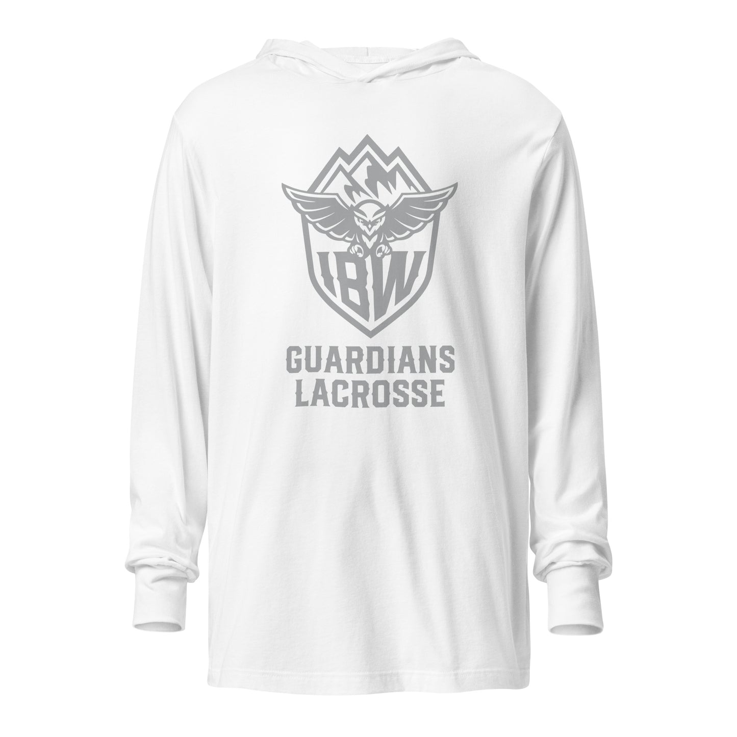 Adult Ida B. Wells Lacrosse Bella + Canvas Hooded long-sleeve tee