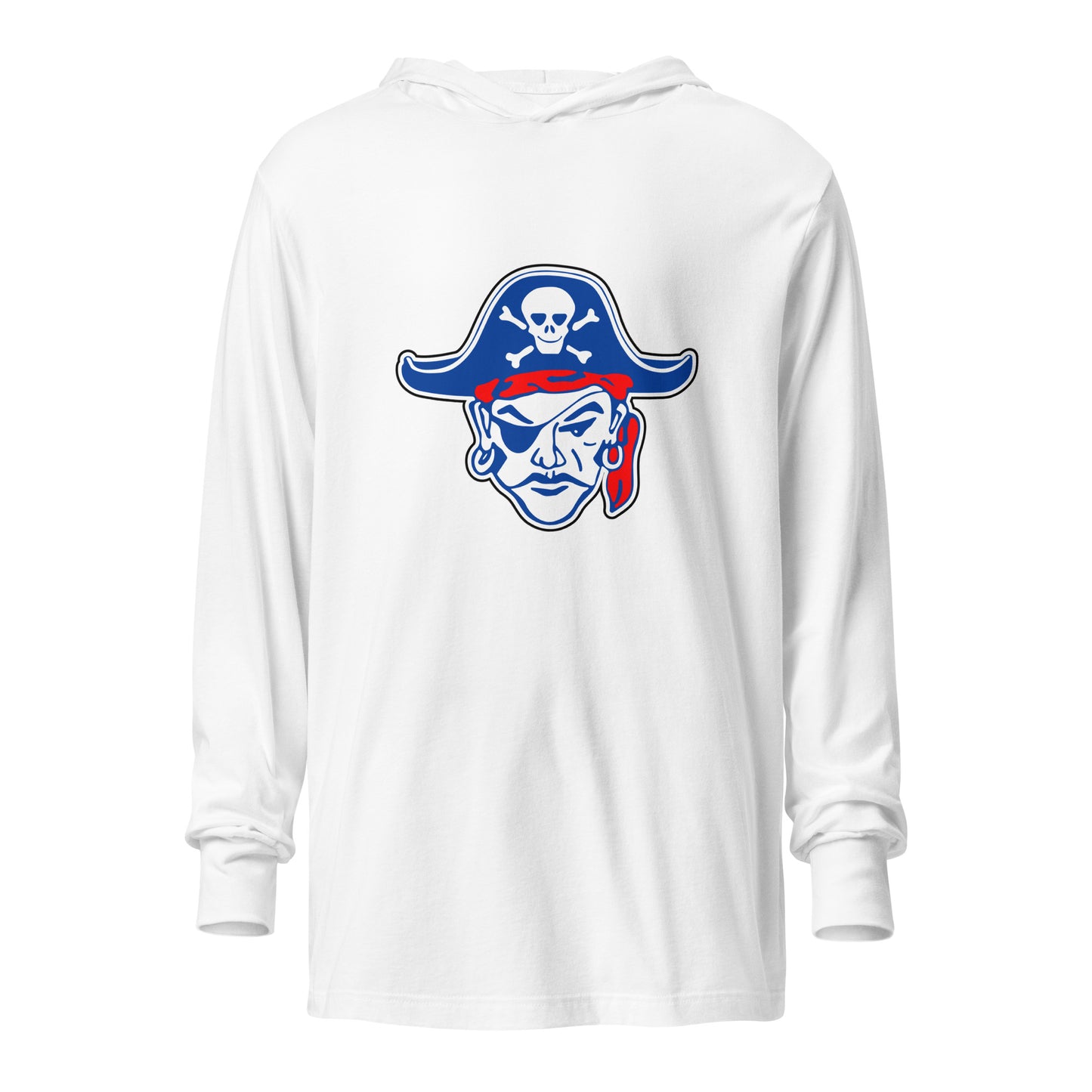 Adult Fairport Football and Cheer Bella + Canvas Hooded Long Sleeve Tee