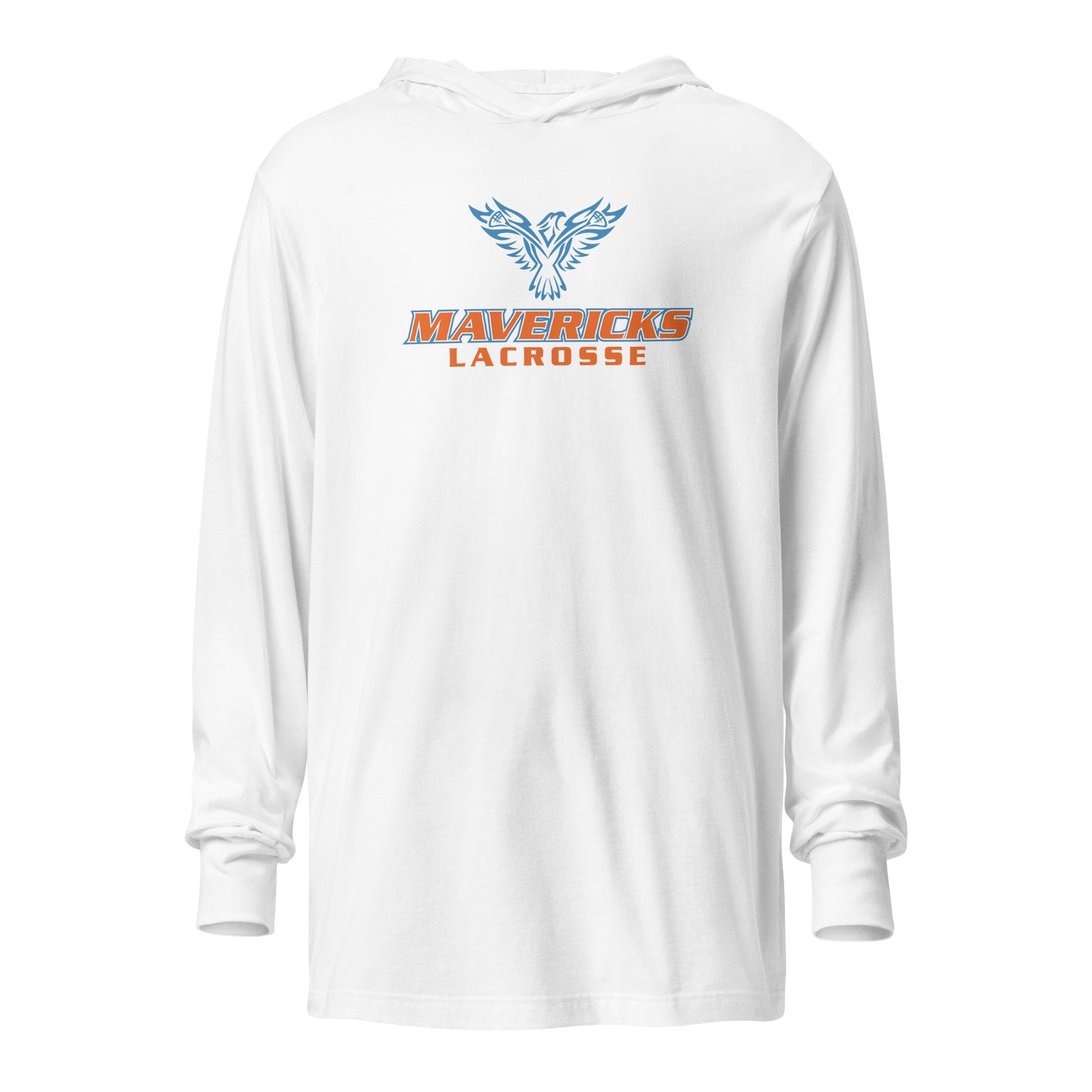 Adult Iowa Mavericks Bella + Canvas Hooded Long Sleeve Tee